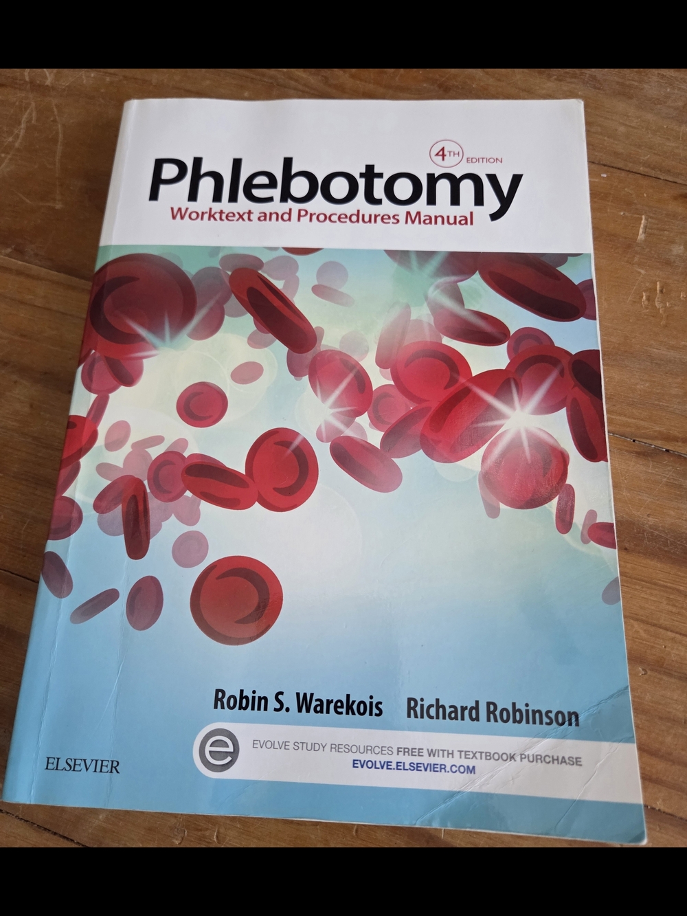 Elsevier Phlebotomy Worktext  and Procedures Manual - Blue/Red Cover